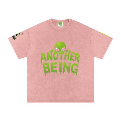 Alien Snow-Wash Oversized Tee