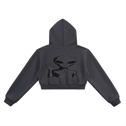 Slime Star Cropped Hoodie