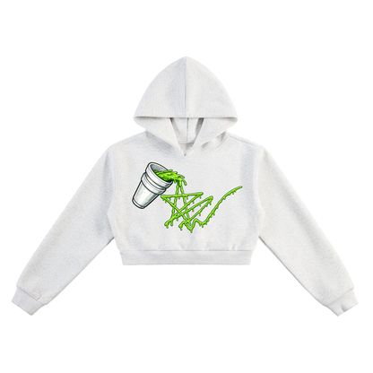 Slime Star Cropped Hoodie