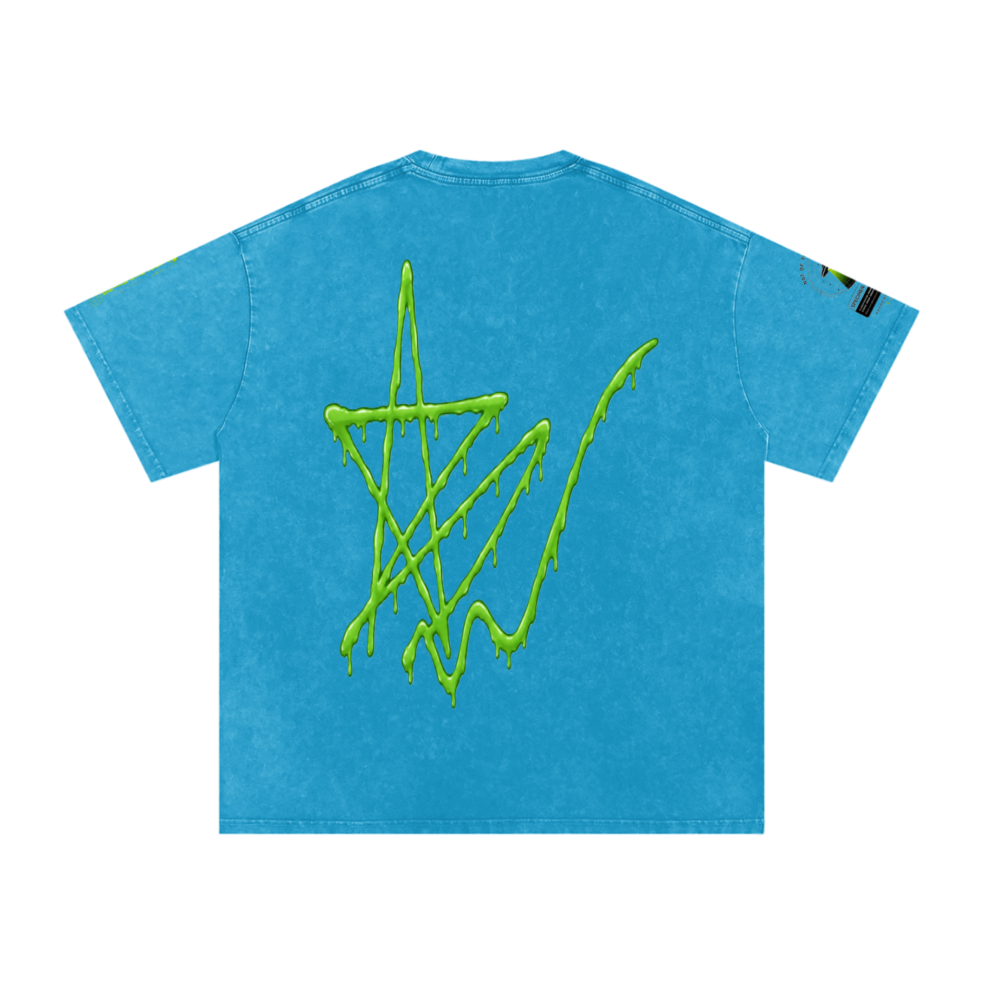 Alien Snow-Wash Oversized Tee