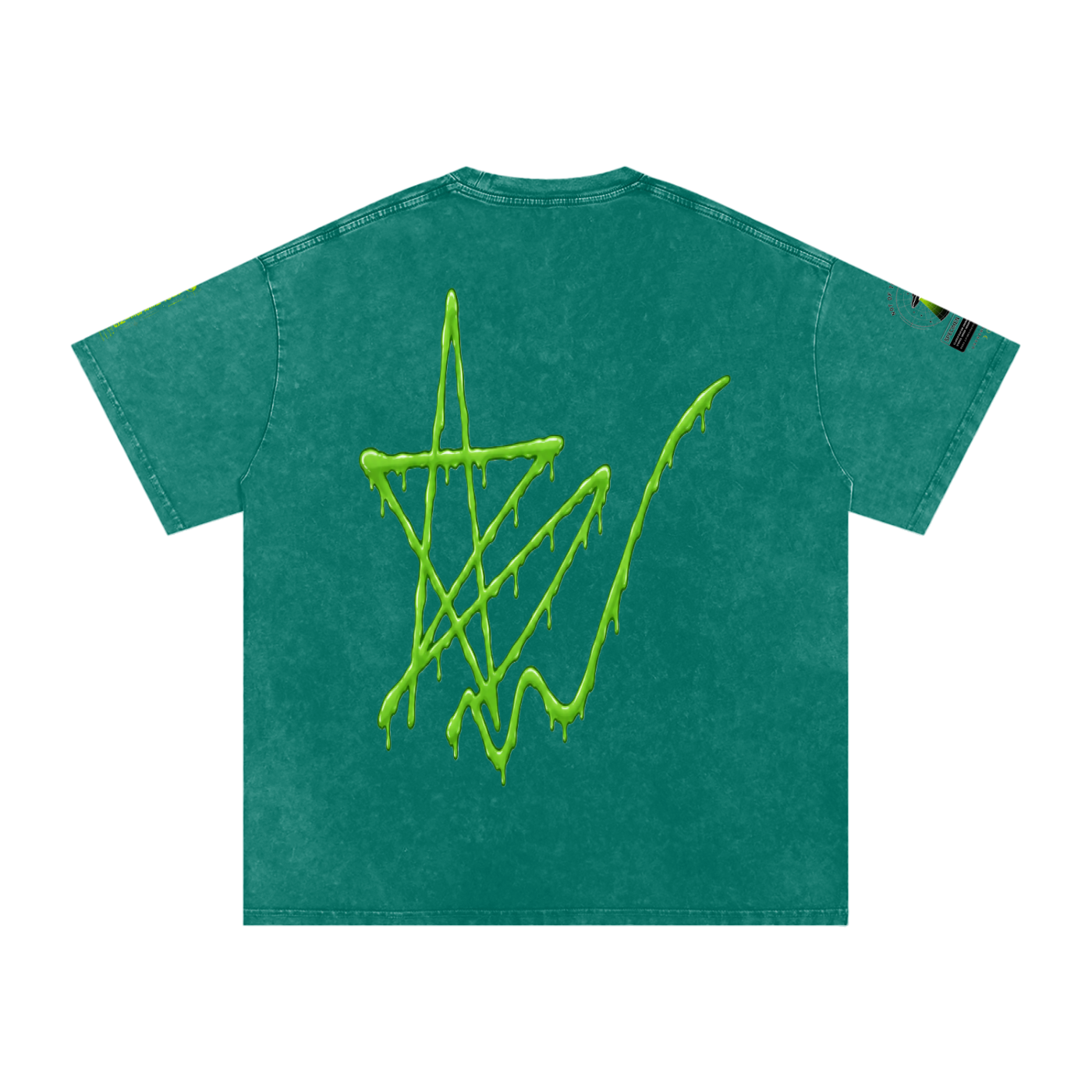 Alien Snow-Wash Oversized Tee