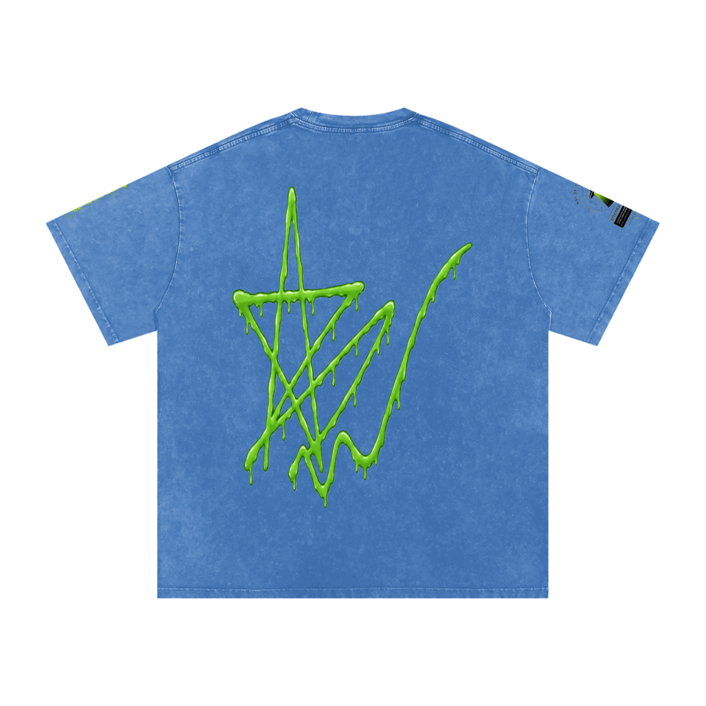 Alien Snow-Wash Oversized Tee