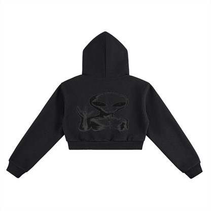 Slime Star Cropped Hoodie
