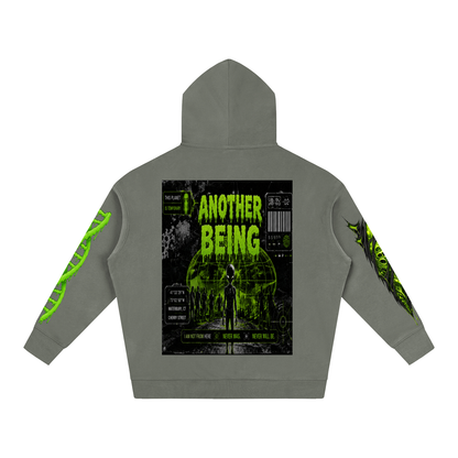 Space Alien Oversized Fleece Hoodie