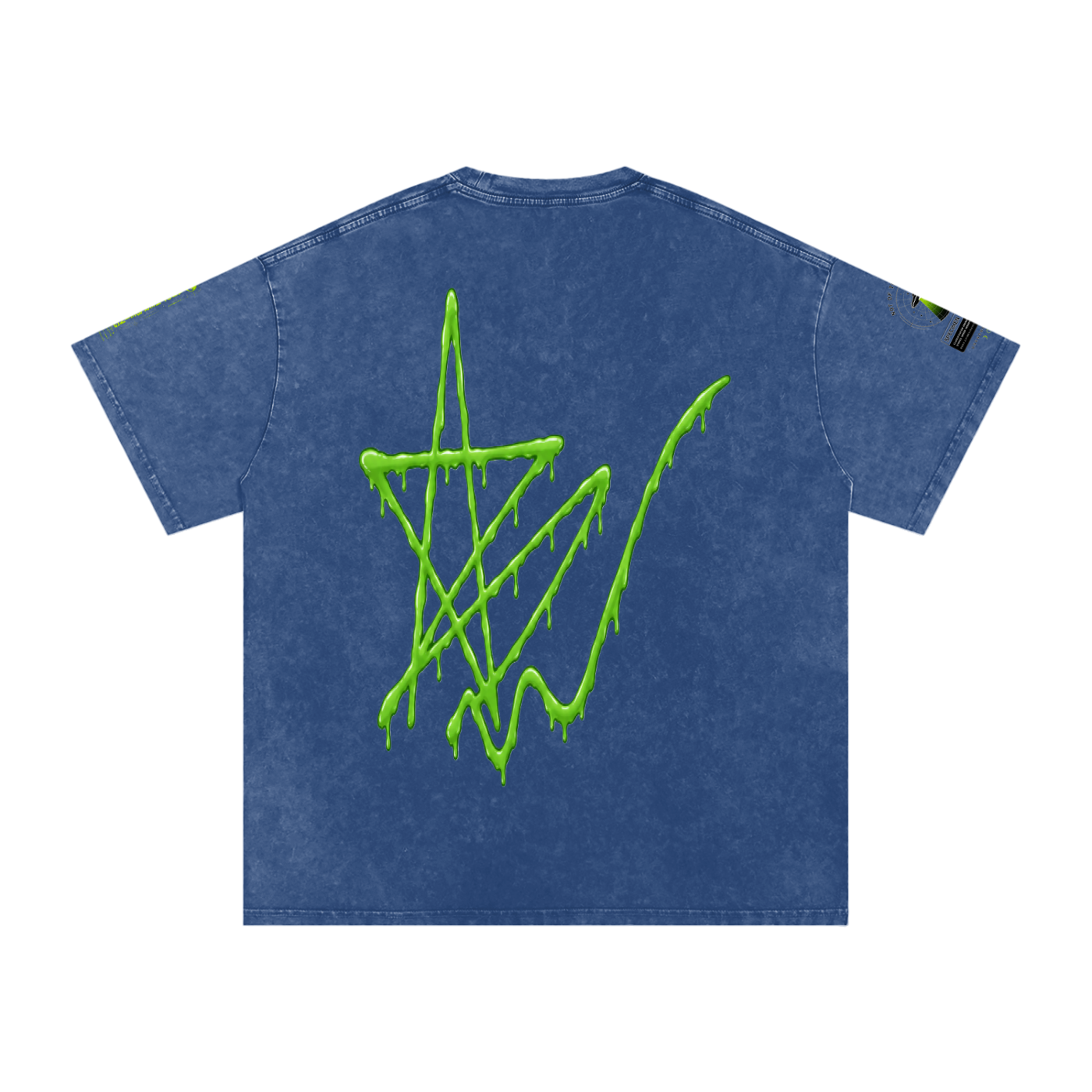 Alien Snow-Wash Oversized Tee
